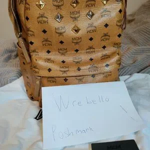 MCM | Bags | Mcm Backpack Cognac W Front Studs Unisex One  display picture 2